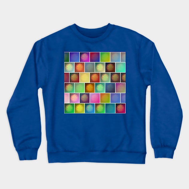 Multicolored suns Crewneck Sweatshirt by Gaspar Avila